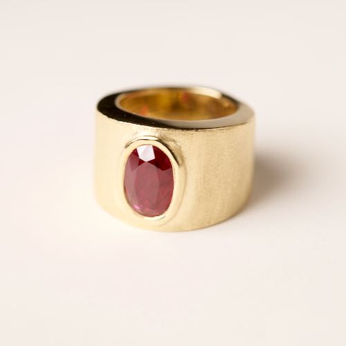 Fiche produit - Bague Rubis